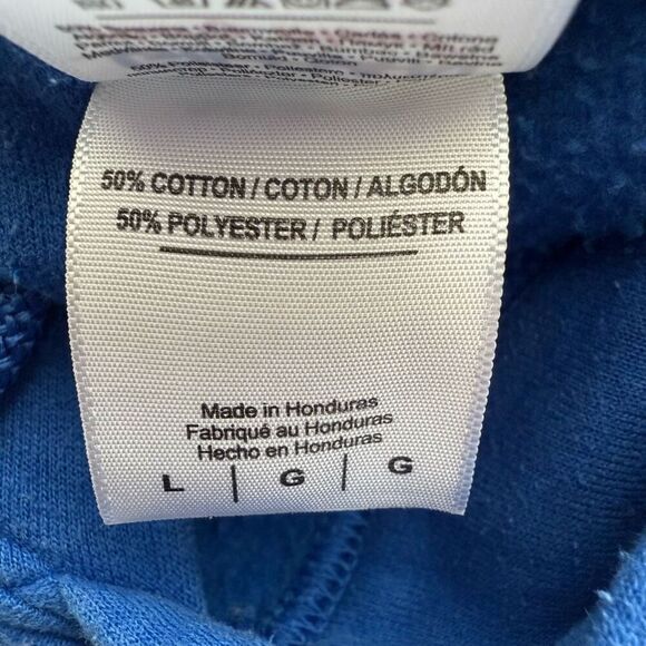 Gildan Hoodie Men's L Chicago Cubs 2016‎ Party 1908 Blue Baseball Y2K Sportswear - Picture 11 of 16